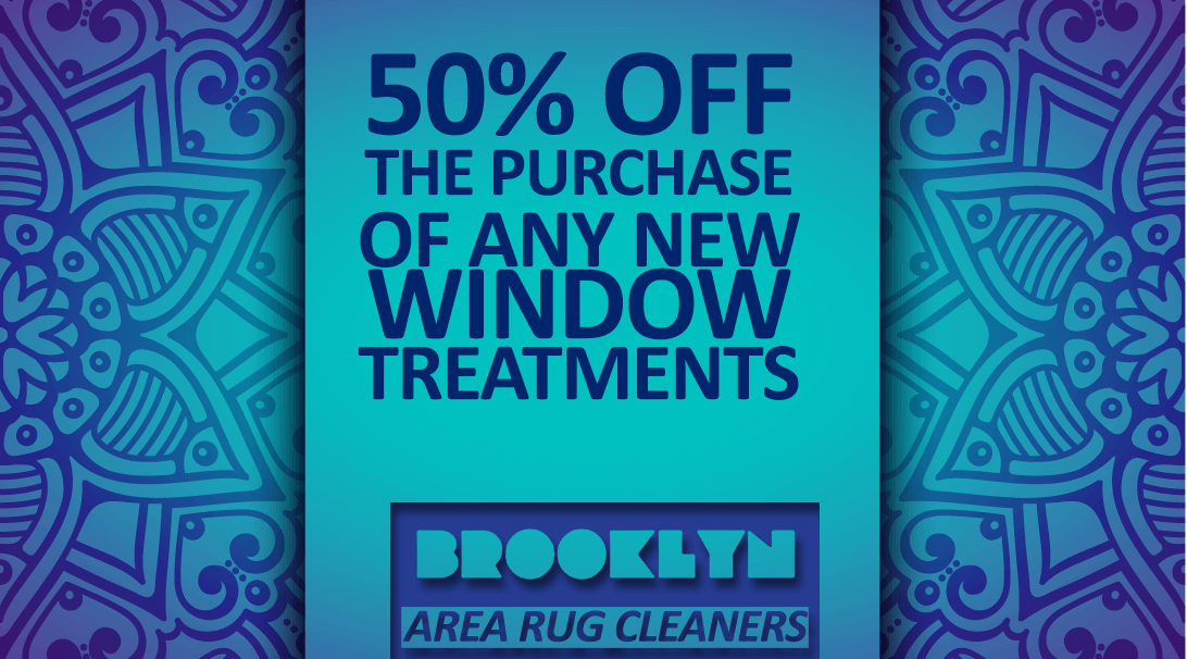 50% Off the Purchase of Any New Window Treatments